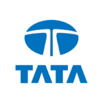 Tata logo, representing fluidity, adaptability, knowledge fountain, and trust tree